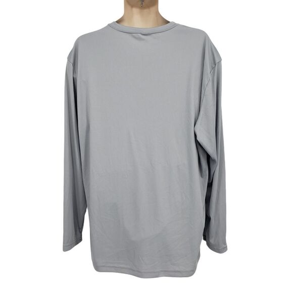Sport-Tek Shirt Gray Long Sleeves "GO MAD" - Picture 7 of 9